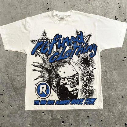 T-shirt Harajuku Graphic – Streetwear Vintage Unisexe