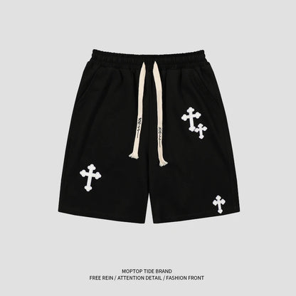 Short Hip-Hop Streetwear – Wide Leg Casual Unisexe