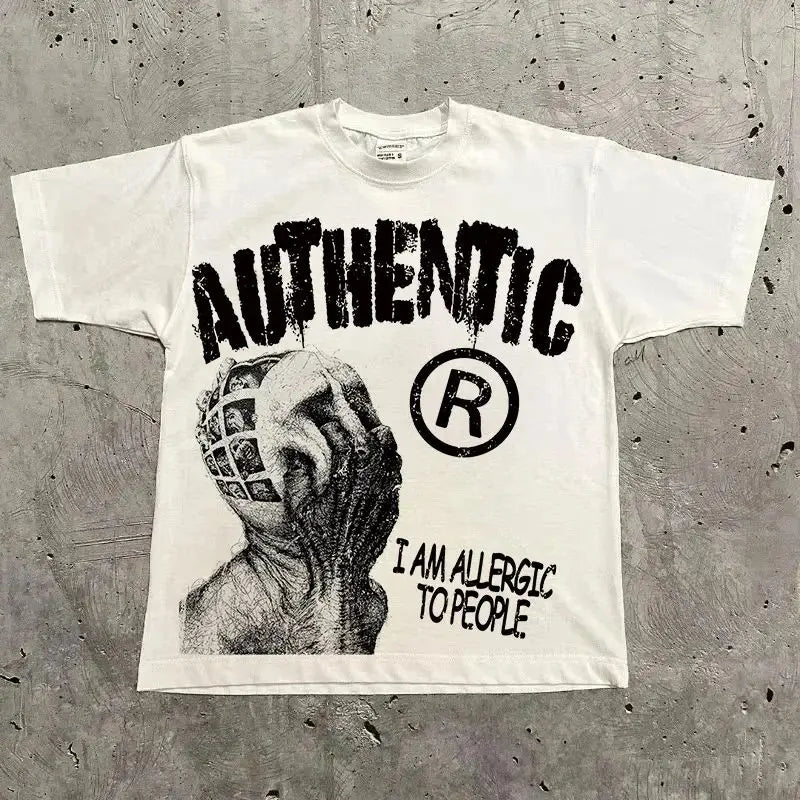 T-shirt Harajuku Graphic – Streetwear Vintage Unisexe