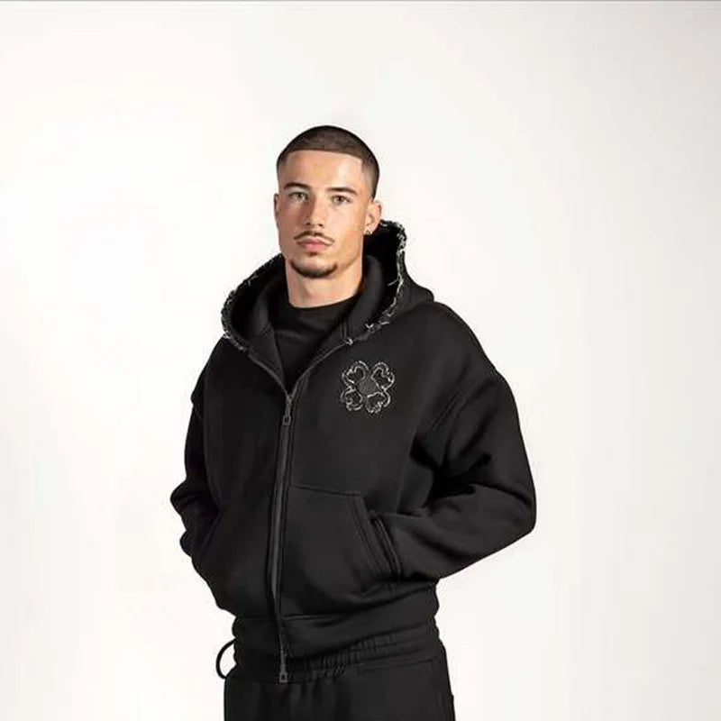 Y2K Clover Tracksuit Set (2 Piece)