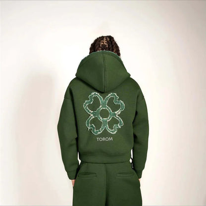 Y2K Clover Tracksuit Set (2 Piece)