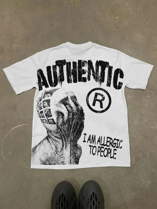 T-shirt Harajuku Graphic – Streetwear Vintage Unisexe