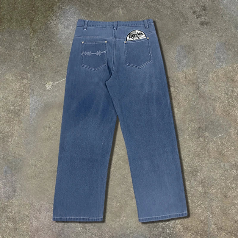 Street Style Embroidered Sweatpants