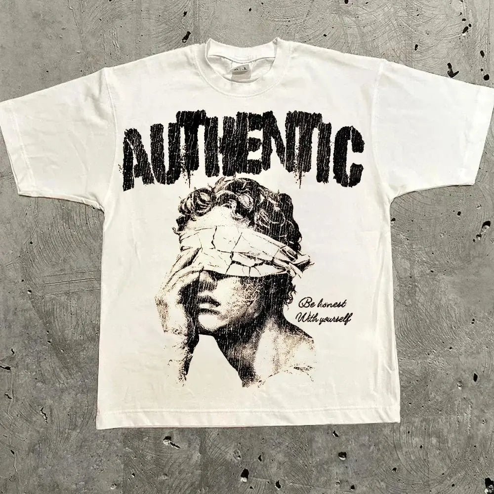 T-shirt Harajuku Graphic – Streetwear Vintage Unisexe
