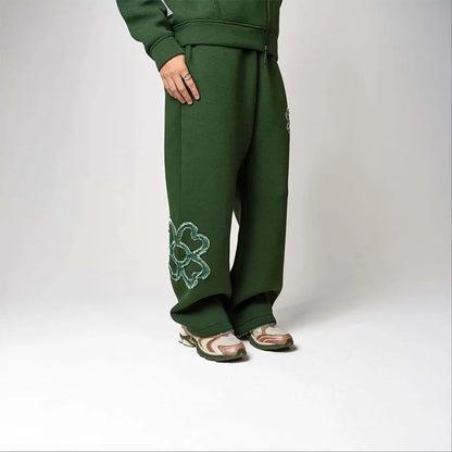 Y2K Clover Tracksuit Set (2 Piece)