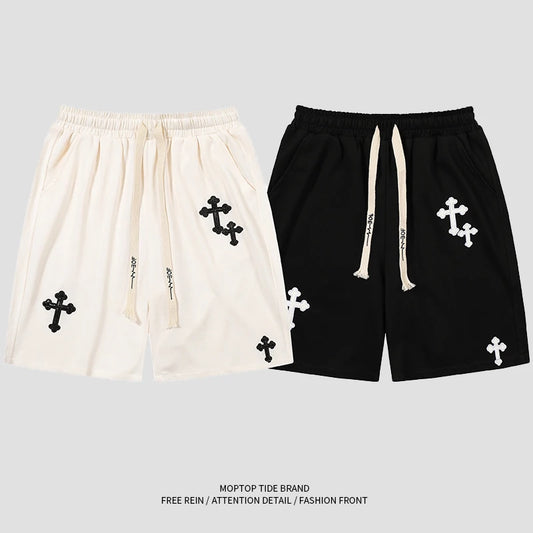 Short Hip-Hop Streetwear – Wide Leg Casual Unisexe