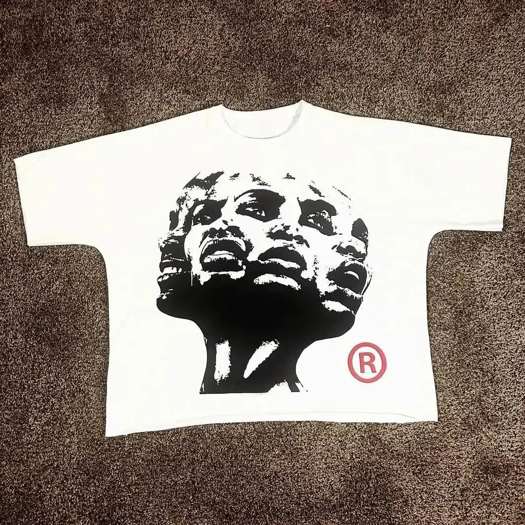 T-shirt Harajuku Graphic – Streetwear Vintage Unisexe