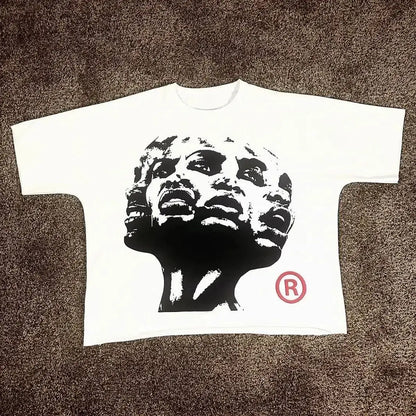 T-shirt Harajuku Graphic – Streetwear Vintage Unisexe