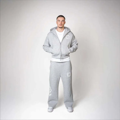 Y2K Clover Tracksuit Set (2 Piece)