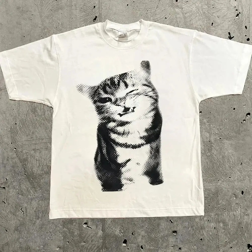T-shirt Harajuku Graphic – Streetwear Vintage Unisexe