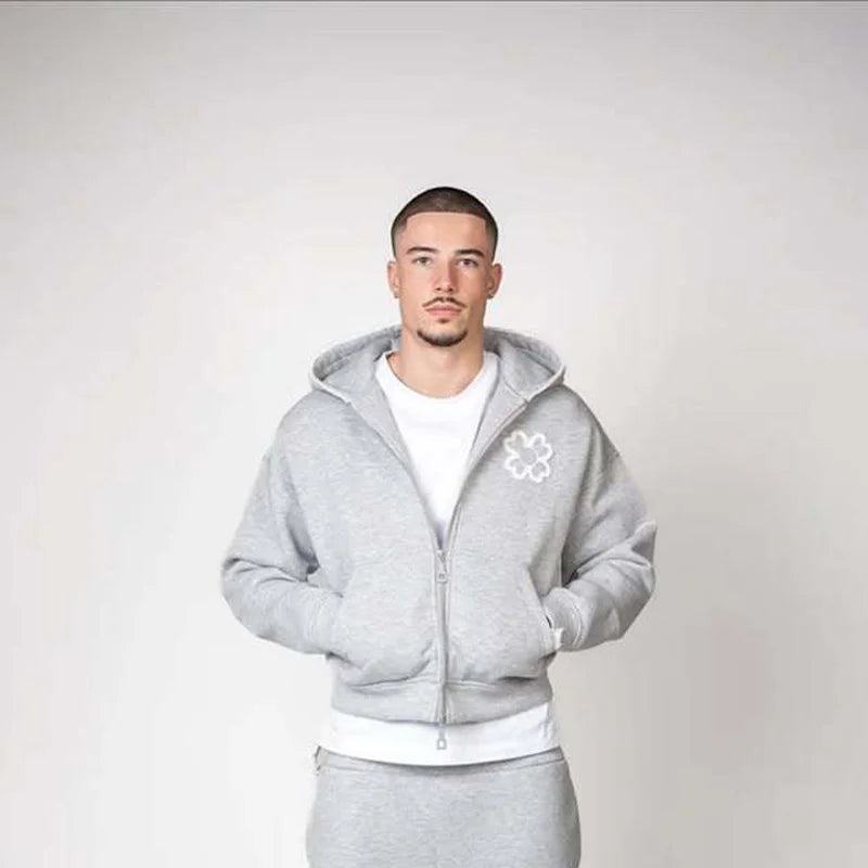 Y2K Clover Tracksuit Set (2 Piece)