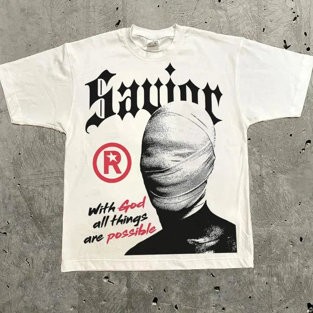 T-shirt Harajuku Graphic – Streetwear Vintage Unisexe