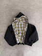 Plaid Double-Sided Zip-Up Hoodie