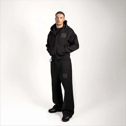 Y2K Clover Tracksuit Set (2 Piece)