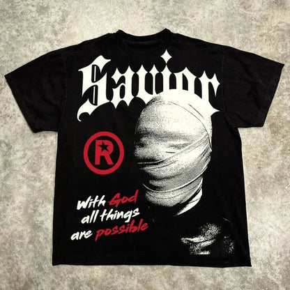 T-shirt Harajuku Graphic – Streetwear Vintage Unisexe