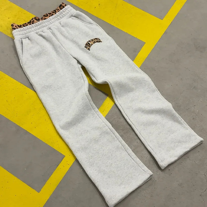 Y2K Leopard Hoodie & Sweatpants Set