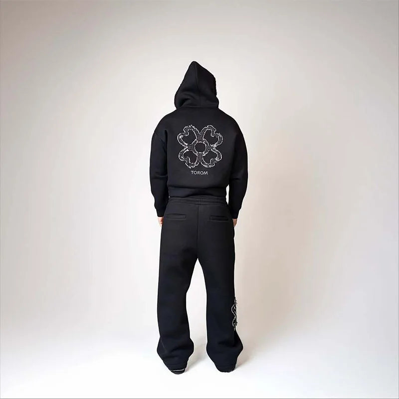Y2K Clover Tracksuit Set (2 Piece)