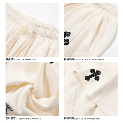 Short Hip-Hop Streetwear – Wide Leg Casual Unisexe